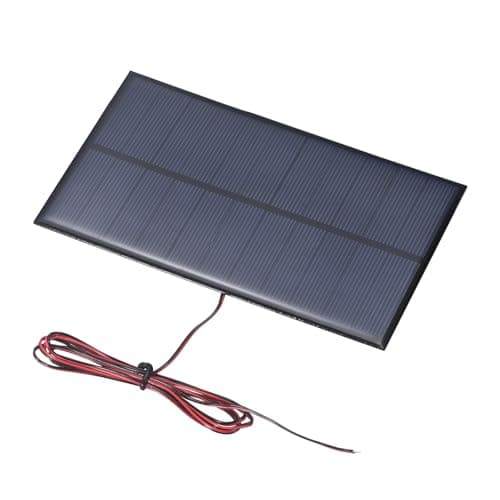 MECCANIXITY 5V 1.925W 350mA Mini Solar Panels, Small Polycrystalline Solar Cell Panel with Cable for DIY Electric Toy Materials Kits Charger, 150 x 85mm