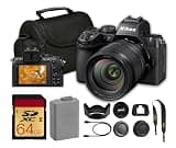 Nikon Z50 II Mirrorless Camera with 16-50mm f/2.8 VR Lens Kit Bundle with Bag + 64GB UHS-II U3 Memory Card