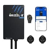 Grizzl-E Duo Connect 40A / 9.6 kW Level 2 EV Charger, UL Tested and Certified, Metal Case Indoor/Outdoor Electric Car Smart Wall Charging Station, NEMA 14-50, J1772-J1772, Black