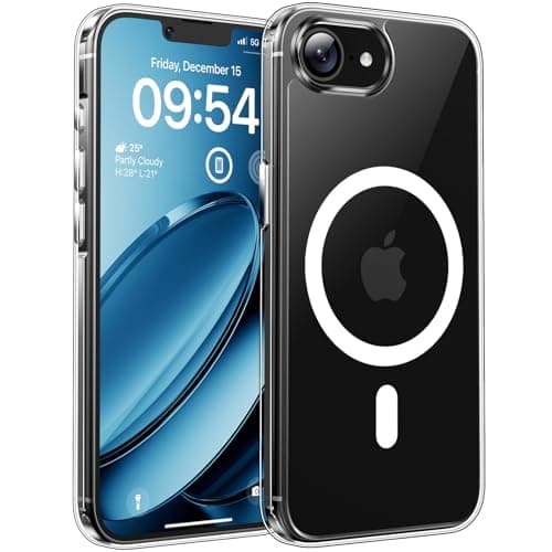 TOCOL for iPhone 17e Case, Compatible with Magsafe, Military Drop Protection, Slim Translucent Matte Shockproof for iPhone 17 e Case 6.1 inch (Clear)