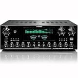 220V 7.1-Channel Stereo Audio Amplifier/Home Theater Receiver; for Home, Karaoke, and Cinema Speakers.