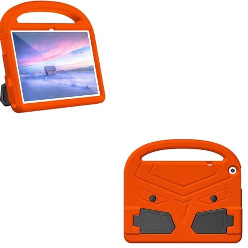 for Walmart Onn 10.1 Tablet Gen 3 2022 Case for Kids,Lightweight EVA Shockproof Dropproof Stand with Handle and Kickstand(Orange)