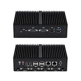 Qotom Fanless Mini PC X7425E Barebone Dual 2.5G LAN DDR5 6 COM Auto On