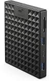 ModusTech Nexus 500GB Portable External Hard Drive with Built-in Docking Station -5-in-1 USBC Hub, USB 3.1 10Gbps, SD & MicroSD, Bus-Powered, Compatible with MacBook, Laptop, iPad (5-in-1 Dock)
