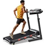 Treadmills for Home with 16% Auto Incline - Wide Belt, 8.7MPH Max Speed, 350LBS Capacity, 3.5HP Adjustable Height Handle Bars