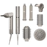 Dreame Dazzle Hair Styler and Dryer- Intelligent Nozzle Recognition, 110,000RPM High-Speed Motor for Fast Drying, 300M Negative Ions, 8 Snap-on Attachments, Smart Screen, 3 Customizable Modes