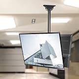 UIYTJRT 2 Sided Ceiling TV Mount Bracket, Telescopic Height Adjustment TV Mount Bracket, Hanging Full Motion TV Mount Bracket Fits Most 32-70 Inch LED 4K TVs,