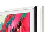Samsung 65" The Frame Customizable Bezel (2025 Model) Modern White + Amazon Echo Dot Max Alexa Speaker with 3x Bass