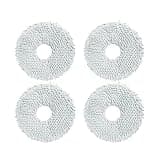 FBUGZENQN 4/10pcs Mop Pads Cloths，Compatible for Xiaomi，Robot Vacuum X10 Plus，Robot Vacuum Cleaner Access Household Supplies Cleaning Tool Spare Part(4pcs)