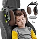 Haliwaii Car Headrest Pillow, Adjustable Car Headrest,Thickened Memory Foam Road Pal Headrest, Neck Support Pillow, U- Shaped Design, Travel Car Sleeping,Suitable for Kids and Adults