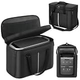 OURHZTB Carrying Case Compatible with ECOFLOW DELTA 3 Max Plus/DELTA 3 Max Portable Power Station Outdoor Travel Storage Bag with Pockets, Heat Dissipation Windows & Shoulder Strap Accessories