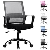 Pazidom Home Office Chair Mesh Chair Desk Chair Work Chair Computer Chair Rolling Chair with Arms for Home Office， Grey