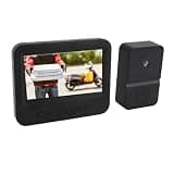 banapoy Video Doorbell with Display, 1080P HD Camera, Two Way Audio, Night Version, Motion Detection, 4.3 Inch Screen, for Home Security, with Battery Backup