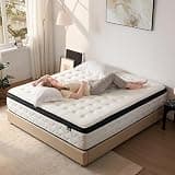 Full Mattress 12 Inch, Medium Firm Hybrid Mattress Full with Memory Foam & Zoned Pocket Springs for Pressure Relief, Motion Isolation | Fiberglass-Free, CertiPUR-US Certified | 75" x 54"