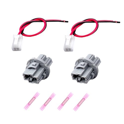 2 Pcs Rear Tail Turn Signal Light Socket Connector and Wiring Harness Replaces 90075-60026 Compatible with Lexus GS 300 350 430 450h 460 Toyota Camry Corolla Highlander Sequoia Sienna