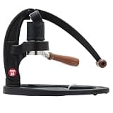 Flair UPDATED 49 PRO (Black) - All manual 49mm lever espresso maker with handled portafilter, pressure gauge and no plastics in brew path