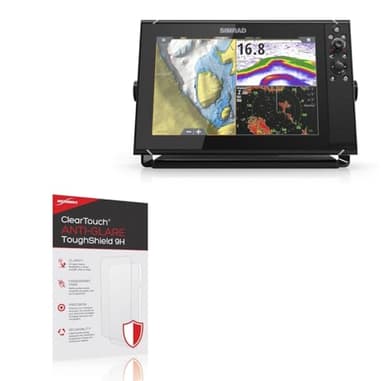 BoxWave Screen Protector Compatible with Simrad NSS12 Evo3 - ClearTouch Anti-Glare ToughShield 9H (2-Pack), Anti-Glare 9H Tough Flexible Film Screen Protector