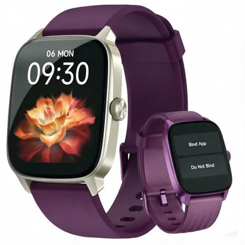 EURANS Smart Watch No App/Phone Required, 1.85" HD Display |Waterproof Watch with Heart Rate & Sleep Monitor | Step Counter for Walking, Pedometer Watch for Women/Men