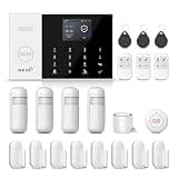 WiFi Wireless Alarm System for Home Security - 24/7 Protection Smart Home Devices-105F-E