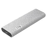External Hard Drive,Ultra Slim External HDD Store Portable External Hard Drive Compatible with PC, MAC,Laptop (Silver-A1)