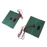 Jenivaint Solar Panel Solar Cell Power Module 5V 500mA 2mm Thick with 100cm Cable High Conversion Weak Light Output for Lawn Lamps Mobile Chargers Research Projects