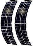 MDYHY Portable Solar Panel Kit, 400W/800W Flexible Monocrystalline with 40A Controller, 12V-24V Battery Charger for Home, Camper, RV, Boat, and Car