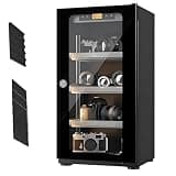 Electronic Camera Dry Cabinet, Digital Moisture-Proof Box with Touch Control & Password Lock for Lenses, 25%-60% RH Dehumidifier (50L)