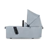 Joolz Aer2 Foldable Cot for Baby Stroller – Ultra-Light Cot with One-Hand Quick Fold - Soft Mattress - Large UPF 50+ Canopy - Perfect Baby Cot Add-on for Your Aer2 - Pebble Grey