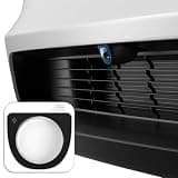 Spigen Front Camera Protector [Ventilated Front Bumper Lens Guard] with Precision Alignment Hook Impact Resistant & Clears Fog Fast for 2025 2026 Tesla Model Y Juniper Accessories