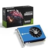 SOYO Geforce GT 730 Graphics Card, 4GB DDR3 64 Bit 4xHDMI 2.0B 4K Quad Monitors Multiple Displays, PCI-E x8 2.0 Single Fan Cooling GPU for Video Wall, Projection Fusion, Stock Trading & Monitoring