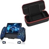 Spican Full Size Switch Controller (Black-Crack Pattern) with Customized Switch Travel Case