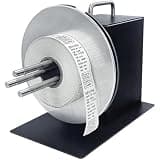 QUGURLID Automatic Label Rewinder Machine,Adjustable Speed 1-8 Inch/Sec,185mm Rewind Diameter for Logistics and Warehousing, Retail Stores