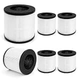 6 Pcs AP050 AP052 Replacement Filters Compatible with Tailulu AP050 AP052