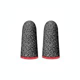 Finger Sleeves for Mobile Touchscreens, Polyester Gaming Covers for Smooth Glide (1 Pair)