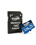 128GB Micro SDHC Card with SD Adapter, A1 Micro SD Card up to 100 MB/s for Android Smartphones and Tablets, UHS-I, Class 10, U3, Black