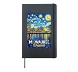Milwaukee Wisconsin Hardcover Journal, Black