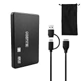 GODBPNYMU Portable 320GB External Hard Drive – USB 3.0 HDD for Laptop, Desktop, Mac, Gaming Consoles – Ideal for Photo, Music, and File Backup on the Go