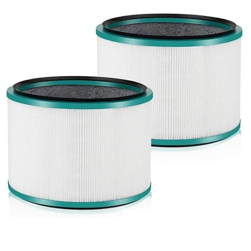 HP01 HP02 Composite Purification Filter Replacement，Compatible For Dyson，HP01 HP02 DP01 DP02 Desk Air Purifiers(2pcs)