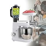 Dough Blender Stand Mixer,Electric Stand Mixer,Load Sensing Design,Constant Speed,Suitable For Birthday Parties,Company Team Building,Wedding Venues,Fast Food Restaurants (White)