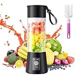 Personal Blender for Smoothies & Shakes - Mini Size Portable Blender Cordless with 380ML Juice Cup, 20000Rpm/Min Speed Easily Making Fresh Drinks in Picnic/Travel