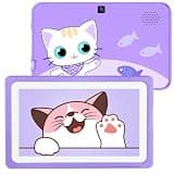 Kids Tablet 7” Tablets for Kids with Parental Control, WIFI Children’s Tablets for Toddlers with Plenty of Offline Child learning Apps Pre-installed, Toddler Tablet 3-7 Years Boy Girls Gift（Purple)