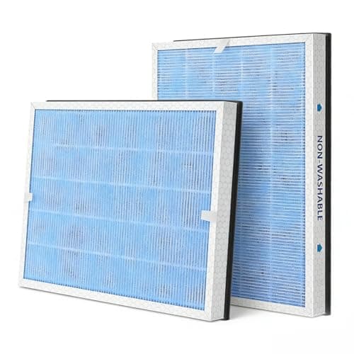 2 PACK MSA3 Air Purifier Replacement Filter Compatible with Membrane Solutions MSA3/MSA3S Device, MSA3 Air Purifier Filter for Dust Dander Odors, 3-in-1 H13 True HEPA and Activated Carbon Filter