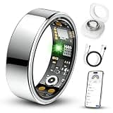 Benio Gen4 Smart Ring,2026 Upgraded,Smart Health Ring for Women Men Fitness Tracker with Heart Rate,Blood Oxygen,Sleep Monitoring,Step Counting,No Subscription,Sliver 11