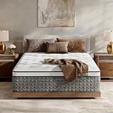 QMDJECKERO Twin XL Mattress, Medium Firm 12 Inch - Memory Foam & Pocket Springs for Back Pain Relief, Fiberglass Free, Motion Isolation, CertiPUR-US & Oeko-TEX Certified