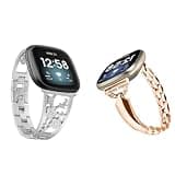 Mtozon Bracelet Bands for Fitbit Versa 4/Versa 3/Sense 2/Sense
