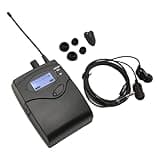 Yinhing Bodypack Receiver 550 580MHz Ear for Band Stage Studio Compact and Lightweight Professional Monitoring System