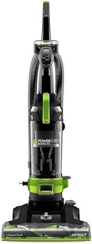 BIISSELL owerForce Helix Turbo Pet, Bagless, Upright Vacuum, Pet Friendly, Specialized Pet TurboBrush Tool, Wide Cleaning Path, Easy Empty Large Capacity Dirt Tank (Black & Green)