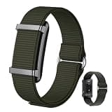 Smart Bracelet Fitness Trackers for Men Women, Smart Watch 24/7 Heart Rate Sleep Stress HRV Monitor, 170+ Sports Modes, 2 Bands, Free APP 02 (Dark Color)