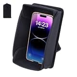 RAHJKB Sun Hood Sunshade for Phone,Universal Foldable Sun Glare Shield Hood,Cell Phone Sunshade Cover Protects from Sunlight and Glare,Outdoor Travel Accessories,Black
