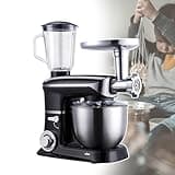 Dough Blender Stand Mixer,Electric Stand Mixer,Load Sensing Design,Constant Speed,Suitable for Birthday Parties,Company Team Building,Wedding Venues,Fast Food Restaurants (Black)
